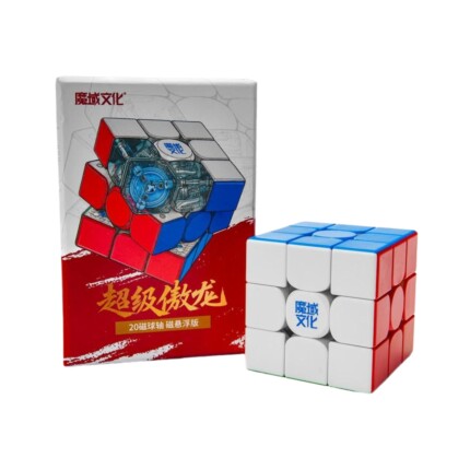 MoYu Super AoLong 3×3 Speedcube with 20-Magnet Ball-Core and MagLev – UV and Standard Matte Finish Versions