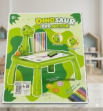 Kids Smart Dinosaur Projector Painting Table – All-in-One Art & Craft Activity Board Set for Toddlers Boys Girls