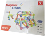 84-Piece Magnetic Sticks Building Set for Kids, Magnetic Construction Toys with Colorful Sticks & Balls, Creative Educational