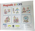 84-Piece Magnetic Sticks Building Set for Kids, Magnetic Construction Toys with Colorful Sticks & Balls, Creative Educational