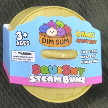 1pc Cute Steamed Bun Squishy Toy – Slow Rising Sensory Fidget Toy, Random Color.