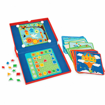 Scratch Europe Colours & Shapes Magnetic Game – Find Shapes and Colours with 20 Task Cards, Ages 5+ - view 2