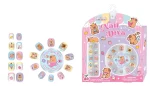Hot Focus Nail Diva 2-in-1 3D Press-On Nails Set for Girls – Two Sets with Cute Cartoon Designs, Ages 5+ - view 6