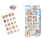 Hot Focus Capybara Nails 24 3D Press-On Nails with Gummy Bear and Candy Motifs for Girls, Ages 5+ - view 6