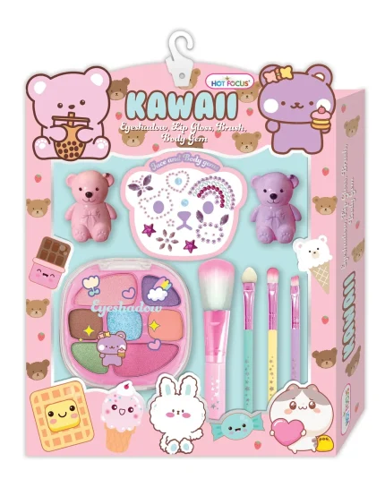 Hot Focus Kawaii Beauty Kids Cosmetic Set for Girls, Ages 8+ - view 2