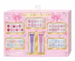 Hot Focus Glamour Days Manicure and Lip Care Set – 5 Press-On Nail Sets and 2 Glitter Lip Glosses for Girls, Ages 5+ - view 7