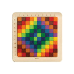 PlanToys 100 Counting Cubes – Unit Plus Series Colorful Math Cubes Set with 20 Playing Cards for Kids - view 4