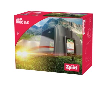 Zpiiel Booster Tunnel with Crosses – Building Set for Toy Cars, Trains and Animal Figures, for Kids