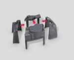 Zpiiel Booster Tunnel with Crosses – Building Set for Toy Cars, Trains and Animal Figures, for Kids - view 3