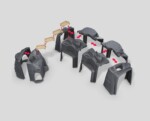 Zpiiel Booster 1013 – Large Tunnel and Mountain with Long Bridge Building Set, Two Cars Can Race Side by Side, for Kids - vie