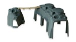 Zpiiel Booster 1013 – Large Tunnel and Mountain with Long Bridge Building Set, Two Cars Can Race Side by Side, for Kids - vie