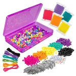 Fashion Angels Tell Your Story 1500+ Alphabet Bead Jewellery Design Kit – Name and Message Bracelets for Girls, Ages 8+ - vie