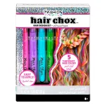 Fashion Angels Hair Chox 5-Pack Temporary Hair Chalk Pens for Girls – 5 Colours, Easy to Apply and Wash Off, Ages 8+ - view 1