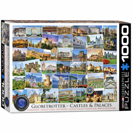 EuroGraphics Castles and Palaces – Globetrotter – 1000-Piece Jigsaw Puzzle, Recycled Board - view 2
