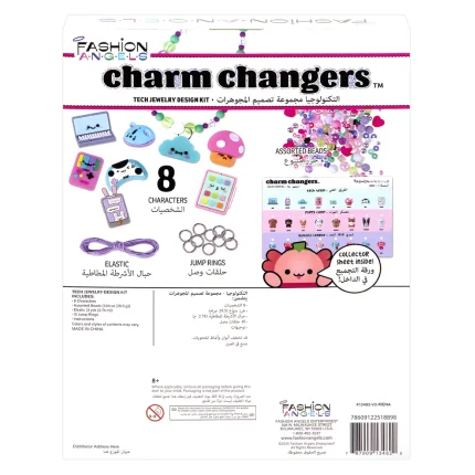 Fashion Angels Charm Changers Tech Team Jewellery Making Kit – Tech-Inspired Charm Beads for Girls, Ages 8+ - view 2