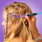 Fashion Angels Color Me Pretty Makeup, Hair and Body Art Kit – Hair Chalks, Sparkle Tattoo Ink Pens, Face Gems, Ages 8+ - vie