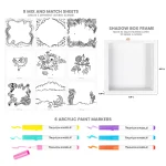 Fashion Angels Make a Scene! DIY 3D Shadowbox Kit – 3 Interchangeable Colouring Scenes for Girls, Ages 8+ - view 16