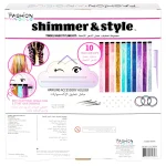 Fashion Angels Shimmer & Style Tinsel Hair Styling Kit – Hair Tinsel Extensions, Gems and Tools for Girls, Ages 8+ - view 16