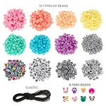 Fashion Angels Tell Your Story Pastel Pets 500+ Bead Set – Alphabet Bead Bracelet Kit for Girls, Ages 8+ - view 16
