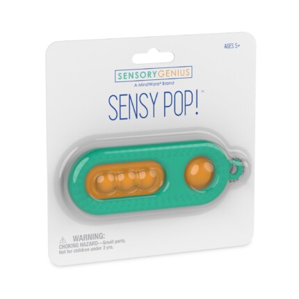 Mindware Sensory Genius Sensy Pops – Fidget Popper Puzzle with Silicone Maze and Textured Border, Ages 5+ - view 2