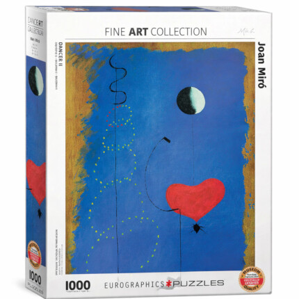 EuroGraphics Dancer II by Joan Miro – 1000-Piece Jigsaw Puzzle, 19.25 x 26.5 Inches