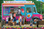 EuroGraphics Dans Ice Cream Van 1000-Piece Jigsaw Puzzle – Blue, Recycled Board, Finished Size 19.25 x 26.5 Inches