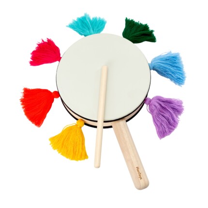 PlanToys Tabl Drum – Sustainable Musical Instrument Toy from Recycled Wood and Natural Rubber, Ages 3+