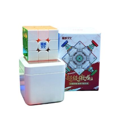 MoYu Super AoLong 3×3 Speedcube with 20-Magnet Ball-Core and MagLev – UV and Standard Matte Finish Versions - view 2