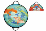 Scratch Europe Dino Disker Game – Magnetic Silicone Disk Throwing Game with Round Board and 3 Disks, Ages 3+