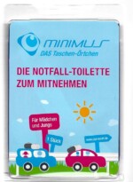 Minimus Toilet in a Bag – Disposable Emergency Portable Urinal Bundle, 10 Pieces for Kids, Ages 2+ - view 2