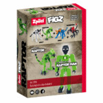 Zpiiel FigZ Series 1 Raptor – Buildable Animal Action Figure Building Toy in Green and Black, for Kids - view 4