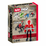 Zpiiel FigZ Scorpion – Buildable Animal Action Figure Building Toy in Black and Red, for Kids