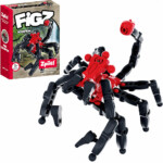 Zpiiel FigZ Scorpion – Buildable Animal Action Figure Building Toy in Black and Red, for Kids - view 3