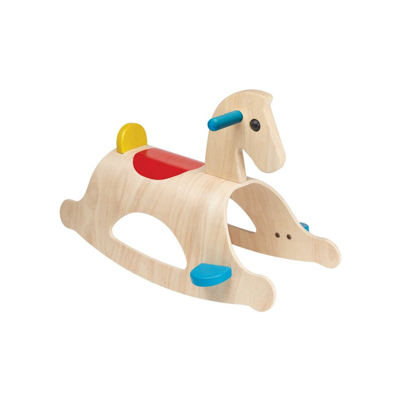 3403.jpg PlanToys Palomino – Classic Wooden Rocking Horse with Saddle for Kids