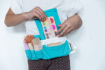 PlanToys Makeup Set – Wooden Pretend Play Makeup Artist Set with Mirror and Waist Bag for Kids - view 5