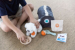 PlanToys Pet Care Set – Wooden Pretend Play Set with Carry Case and Pet Passport for Kids - view 4