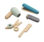 PlanToys Hair Dresser Set – Wooden Pretend Play Hairstylist Set with Waist Bag for Kids - view 4