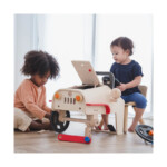 PlanToys Motor Mechanic – Wooden Pretend Play Set with Steering Wheel, Gearshift and Tire-Changing Tool for Kids - view 4