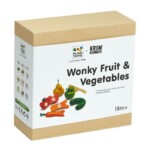 PlanToys Wonky Fruit & Vegetables – Wooden Pretend Play Food Set for Kids