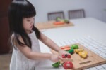 PlanToys Wonky Fruit & Vegetables – Wooden Pretend Play Food Set for Kids - view 3