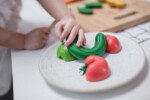 PlanToys Wonky Fruit & Vegetables – Wooden Pretend Play Food Set for Kids - view 4