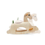 PlanToys Palomino Rocking Horse – Modern Rustic Colorway with Saddle, Parallel Rockers and Safety Stops for Kids - view 2