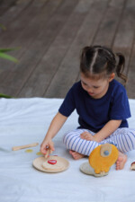 PlanToys Waffle Set – Wooden Pretend Play Food Set with Waffle Iron for Toddlers - view 4