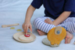 PlanToys Waffle Set – Wooden Pretend Play Food Set with Waffle Iron for Toddlers - view 5