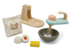 PlanToys Stand Mixer Set – Wooden Pretend Play Baking Set for Toddlers - view 3