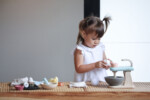 PlanToys Stand Mixer Set – Wooden Pretend Play Baking Set for Toddlers - view 6