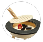 PlanToys BBQ Playset – Wooden Pretend Play Barbecue Set with Functioning Tools for Kids - view 2