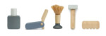 PlanToys Shave Set – Wooden Pretend Play Grooming Set with Scissors, Hair Dryer, Comb, Straightener and Clipper, Ages 3+ - vi