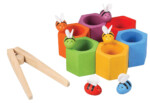PlanToys Beehives – Wooden Fine Motor Toy with Bees and Forceps for Kids - view 3