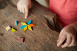 PlanToys Mosaic – Wooden Pattern Building Set with 26 Geometric Pieces for Kids - view 3